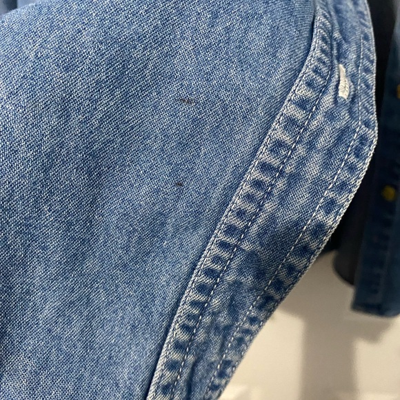 BOBBIE BROOKS embroidered jean jacket/button up size: large - Picture 10 of 10